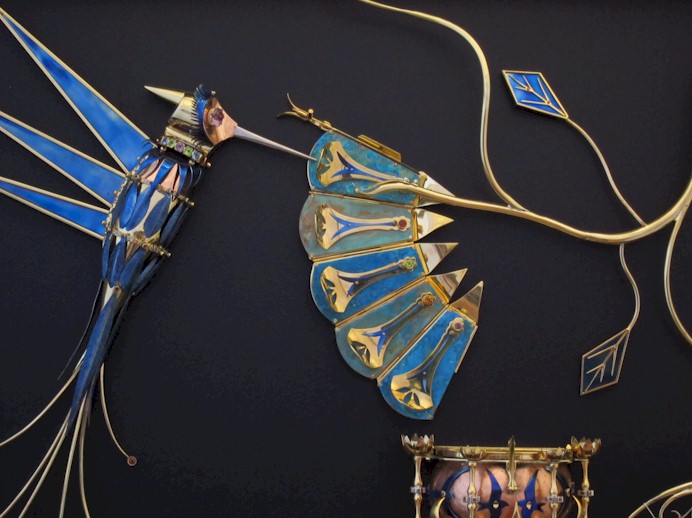 Nest Wall Sculpture unfolding Flower