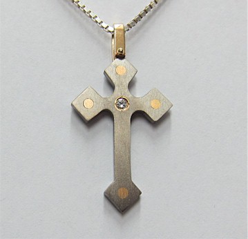 Titanium Pendant Cross
