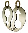 Titanium Pendant Male Female Symbol