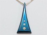 Titanium Pendant Triangular Shape